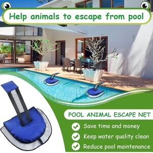 NEW x2 Animal Saving Escape Ramp Frog Duck Floating Pad Swimming Pool Rescue